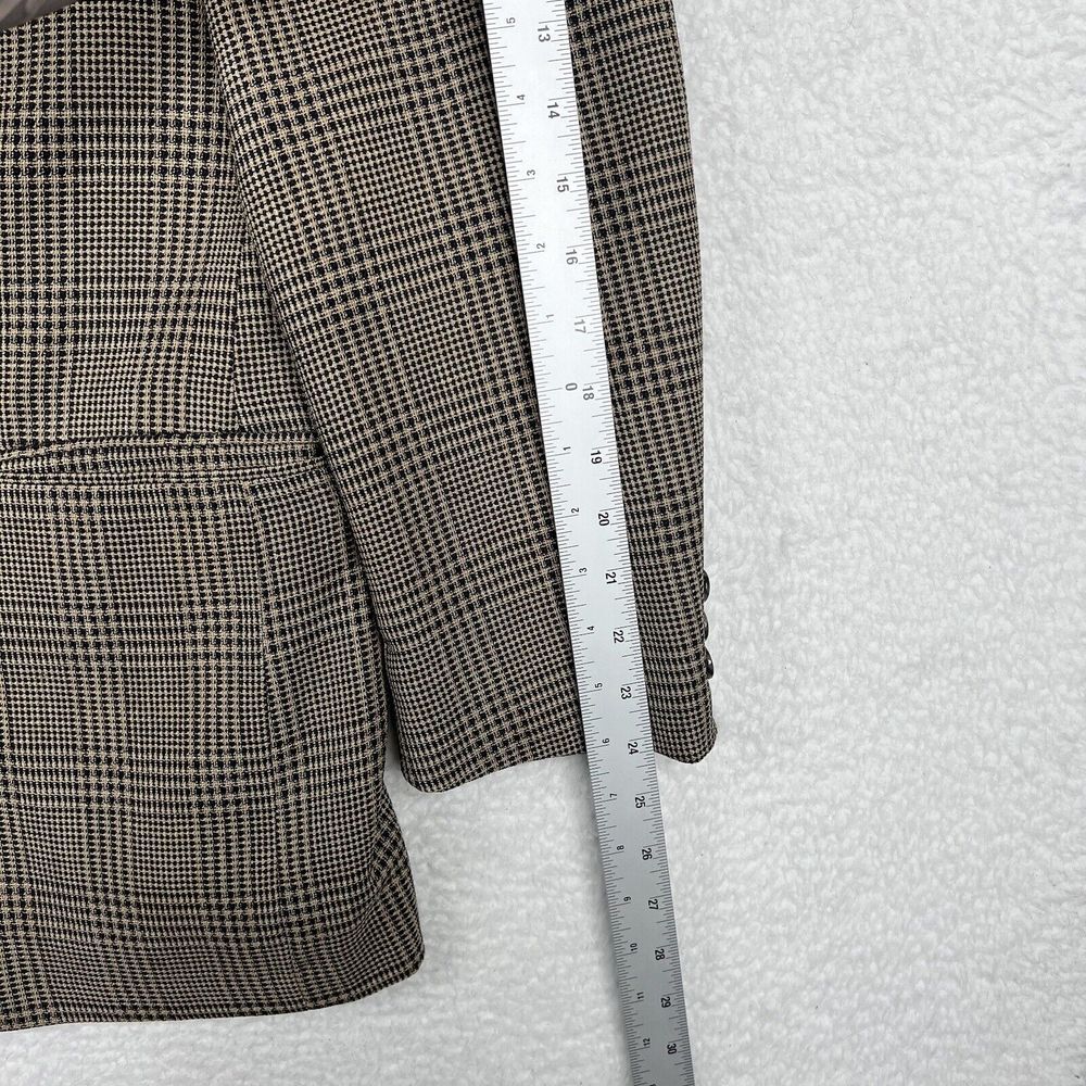 Vintage Givenchy Monsieur Blazer Mens 41R Brown 100% Wool Sports Coat Made USA - Picture 15 of 16